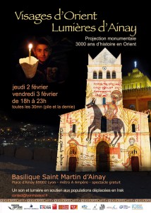 spectacle son et lumière les 2 et 3 février de 18h à 23h - Basilique Saint Martin d'Ainay