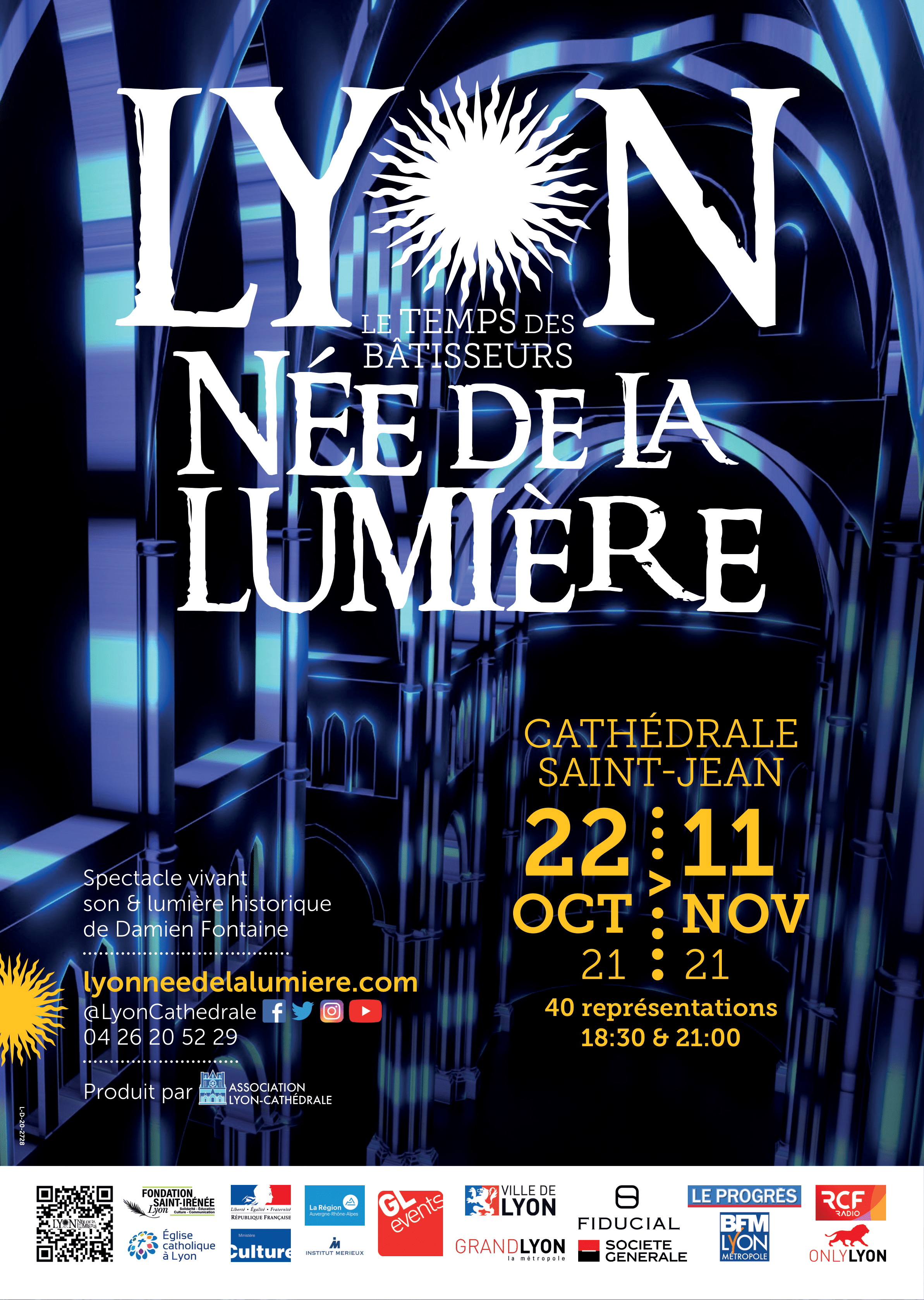 LYON NÉE DE LA LUMIÈRE : spectacle immersif du 22 octobre au 11 novembre