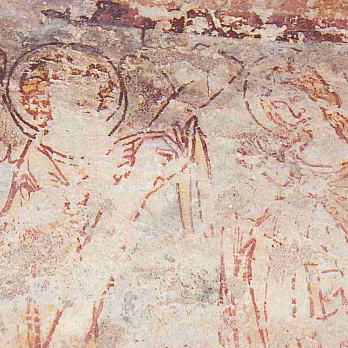 Préservation des peintures murales du 13e siècle