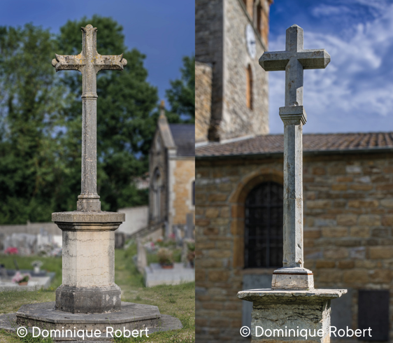 Restauration des croix de chemin de Cailloux-sur-Fontaines
